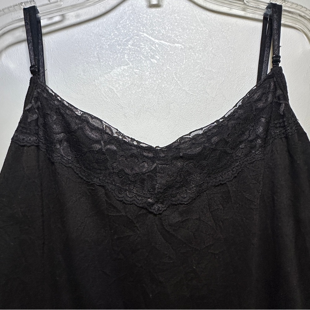 Womens Y2K Lace Trim Babydoll Cami Size XL Whimsigoth Gilbert Bella Swan - Picture 3 of 10